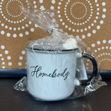 WHITE+,2PC,HOMEBODY MUG/SOCKS