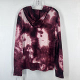 VOGO,PUR/WH,LARGE,TIE DYE HOODIE