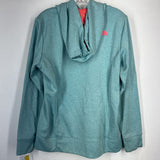 AQUA/OR,LARGE,HOODIE