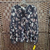 BLACK+,MEDIUM,FLORAL TOP