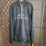 BLACK/WH,2XL,HOODIE