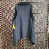 BLACK,S/M,FAUX FUR VEST