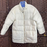 LANDS END,CREAM+,MEDUIM,PUFFER COAT