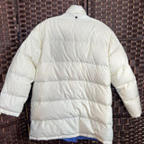 LANDS END,CREAM+,MEDUIM,PUFFER COAT