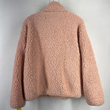 PINK,XS,SHERPA FUR JACKET