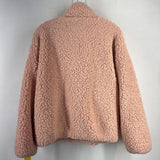 PINK,XS,SHERPA FUR JACKET