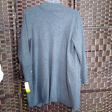 VERVE,GRAY,M,CARDIGAN WITH POCKETS