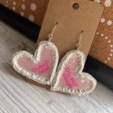 PINK+, SMILEY CAT CO DUMP THEM HEART EARRINGS