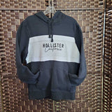 BL/WH,LARGE,HOODIE