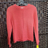 CORAL,MEDIUM,COTTON SWEATER