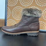 BROWN,12 N,FUR LINED BOOTS