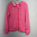 PINK, ZIP UP FLEECE HOODIE