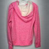 PINK, ZIP UP FLEECE HOODIE