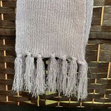 PURPLE, KNIT SCARF