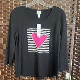 black,0,pink heart