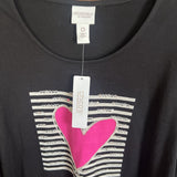 black,0,pink heart