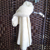 SCARF,cream,os,super soft knit
