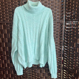 mint,3xl,turtle nck swtr