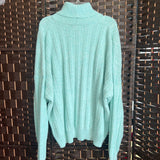 mint,3xl,turtle nck swtr