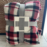 Red+, Plaid Fleece Throw