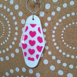 Pink+, Heart Keychain