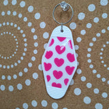 Pink+, Heart Keychain