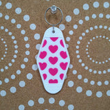 Pink+, Heart Keychain