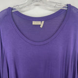 LOGO,Purple,2X,Long Sleeve Top