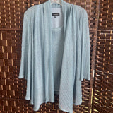 R & M Richards,Blue,Medium,Glitter Blouse