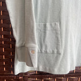 J Jill,Green,Medium,Long Sleeve Top With Pockets