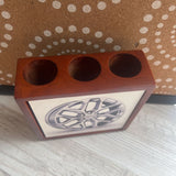 Brown , Tire Pen Holder