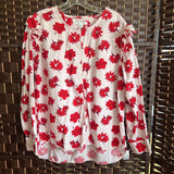 Free Assembly,Red+,Large,Floral Top