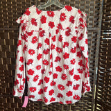 Free Assembly,Red+,Large,Floral Top
