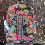 Black+, Floral Backpack