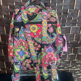 Black+, Floral Backpack