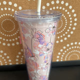 Pink+, Travel Tumbler w/lid