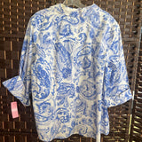 Chicos,Bl/Wh,3,Paisley Top
