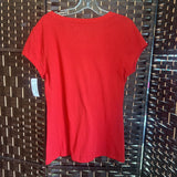 WOUND UP,Red/Wh,Large,Weekends Tee