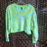 Wilde Fable,Grn,M,Tie Dye Sweatshirt