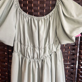 Fashion,Grn ,M,Peasant
