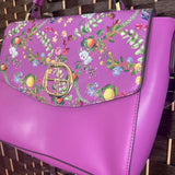 Iman,Pink+, Floral Purse