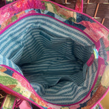 Vera Bradley,Pink+,Large,Floral Tote