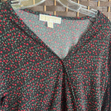 Michael Kors,Black+,Medium,Floral Top