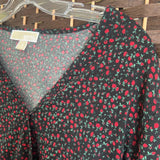 Michael Kors,Black+,Medium,Floral Top
