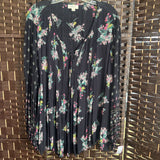 Style & Co,Black+,Large,Floral Top