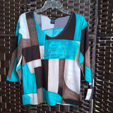 Valentina,Brn Teal,XL,Slinky Studs