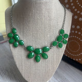 WITH EARINGS,Silver Grn,3 pc,Jade