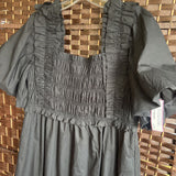 English Factory,Black,L,Black Puff Sleeves