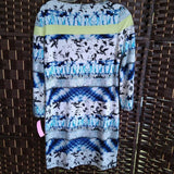 BCBG Maxazria,White+,XS,Striped Dress