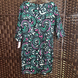 Banana Republic,Black/Pink+,6,Swirl Dress